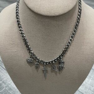 Dalmata Silver Charm Necklace